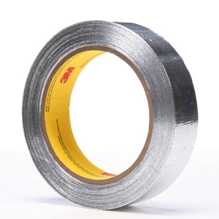 3M Aluminum Foil Tape 4380, Silver, 1 In X 55 Yd, 3.25 Mil 7010375464